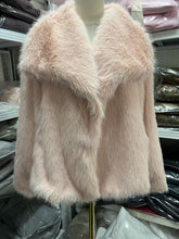 Load image into Gallery viewer, Women's Pure Color Versatile Faux Fur Collar Long Sleeve Coat Plus Size Outerwear