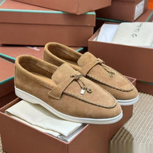 Load image into Gallery viewer, Women's British-Style Loafers - Flat Heel Slip-On Shoes for Spring Summer | Sarah Express