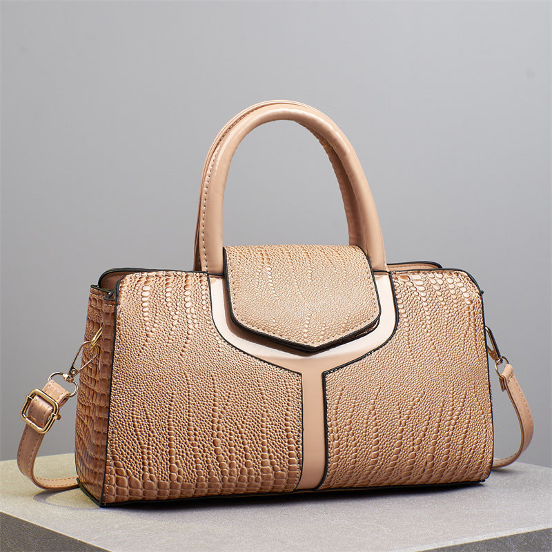 Large Capacity Women's Tote Crossbody Shoulder Bag – PU Leather Commuter Handbag