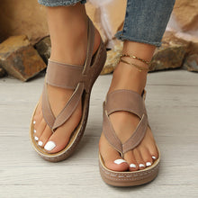 Load image into Gallery viewer, Women's Plus Size Roman Buckle Sandals - Lightweight Non-Slip Flip Flops