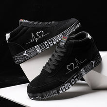 Load image into Gallery viewer, Men's Casual Letter Design Sneakers - Comfortable Low-Top Hiking Shoes