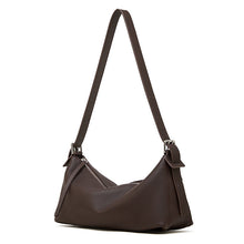 Load image into Gallery viewer, Vegetable-Tanned Genuine Leather Hobo Bag - Belt-Attachable Crossbody Shoulder Bag