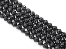 Load image into Gallery viewer, Genuine High Quality Watermelon Cut Black Spinel Round Beads, Sku#UA247