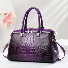 Load image into Gallery viewer, Patent Leather Large-Capacity Commuter Handbag European And American Style