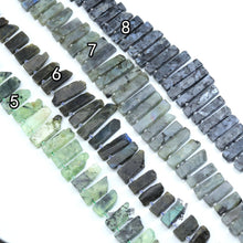 Load image into Gallery viewer, 25-47mm Gemstone Long Slice Beads, Sku#U1817