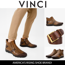 Load image into Gallery viewer, The Montreal Brown Leather Casual Zip-Up Ankle Men Boot