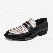 Load image into Gallery viewer, Men's Pointed-Toe Leather Dress Shoes - Business Casual Formal Footwear