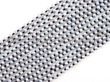 Load image into Gallery viewer, 60 Long Hand Knotted AB Gray Color Crystal Necklace, Long Necklace, Gray Color 2x4mm Rondelle Faceted Crystal Beads, SKU#D13