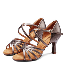 Load image into Gallery viewer, Women's Professional Latin Dance Heels - Ballroom Salsa Cha-Cha Performance Shoes