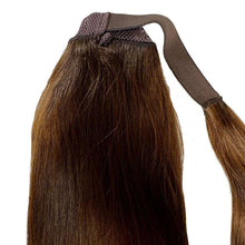 Load image into Gallery viewer, Dark Brown 100% Human Hair Ponytail Extension