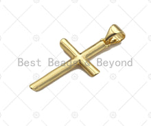 Load image into Gallery viewer, 18k Gold Plated Cross Shape Charms, Gold Cross Charms, Cross Pendant, Gold Pendant, Cross Necklace Charms, 9x17/12x22/15x26mm, Sku#LK148