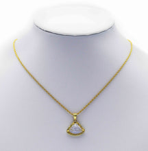 Load image into Gallery viewer, Gemstone Fan shape Charm, Sku#LY10