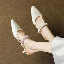 Load image into Gallery viewer, Women's Rhinestone Stiletto Heels – Closed Toe Dress Shoes | Sarah Express