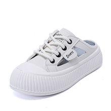 Load image into Gallery viewer, Women's Cutout Slide Sneakers | Breathable Lightweight Platform Half-Slippers