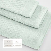 Load image into Gallery viewer, Cotton Diamond Waffle Weave Bath Towel Set - Grayson Collection