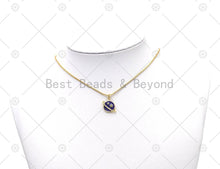 Load image into Gallery viewer, Colorful Enamel Five Star On Earth Shape Pendant,18K Gold Filled Earth Star Charm, Necklace Bracelet Charm Pendant, Sku#JD25