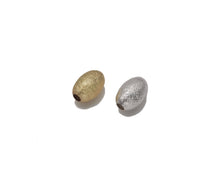 Load image into Gallery viewer, Matte Golden Silver Oval Shape Spacer Beads, Sku#B219