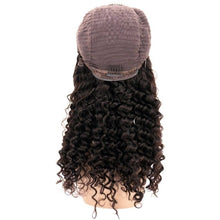Load image into Gallery viewer, Deep Wave 4x4 Transparent Lace 100% Human Hair Closure Wig