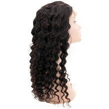 Load image into Gallery viewer, Deep Wave 4x4 Transparent Lace 100% Human Hair Closure Wig