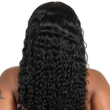 Load image into Gallery viewer, Deep Wave 4x4 Transparent Lace 100% Human Hair Closure Wig