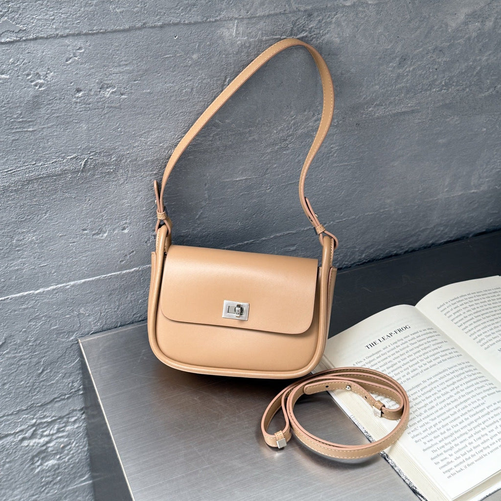 Women's Genuine Leather Underarm Bag | Cowhide Shoulder & Crossbody Bag