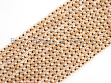 Load image into Gallery viewer, 60 EXTRA Long Knotted Gold Champagne Color Crystal Necklace, Extra Long/Double Wrap Necklace, Champagne Color 2x4mm Rondelle Beads, SKU#D14