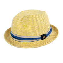 Load image into Gallery viewer, Peter Grimm Del Sol - Straw Fedora Hat