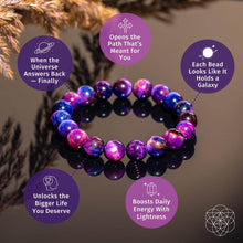 Load image into Gallery viewer, Destiny Activator - All-Galaxy Tiger’s Eye Bracelet