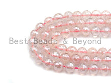 Load image into Gallery viewer, Mystic Plated Natural Rose Quartz Beads, High Quality Rose Quartz Beads, 6mm/8mm/10mm/12mm, sku# U482