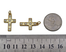 Load image into Gallery viewer, CZ Cross Charm, Sku#LK613