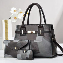 Load image into Gallery viewer, Large-Capacity Women's Crossbody Shoulder Bag – Three-Piece Set | PU Leather Commuter Bag
