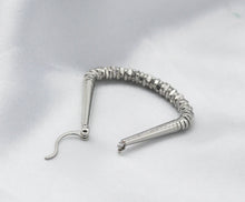 Load image into Gallery viewer, Triangle Spike Huggie Hoop Earrings, Sku#B200