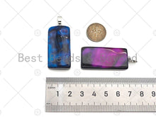 Load image into Gallery viewer, High Quality Natural Druzy Agate Rectangle Shape Pendant, Sa