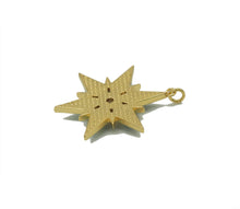 Load image into Gallery viewer, Abalone Turquoise Malachite North Star Charm, Sku#L683