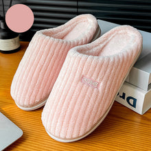 Load image into Gallery viewer, Women's Plush Cotton Slippers - Non-Slip Winter House Shoes Indoor Warm Comfort