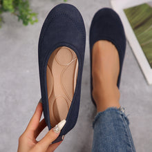 Load image into Gallery viewer, Women's Round Toe Slip-On Loafers | Mesh Flat Shoes for Everyday Wear