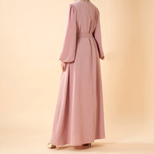 Load image into Gallery viewer, Candy Color Pleated Abaya | Must-have Essential Basic Dress (MA142)