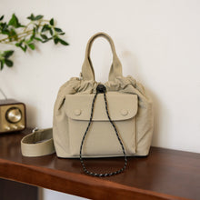 Load image into Gallery viewer, Women's Lightweight Oxford Cloth Shoulder Bag - Versatile Everyday Bucket Bag