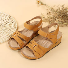 Load image into Gallery viewer, Women's Wedge Platform Sandals | Velcro Casual Open-Toe Shoes