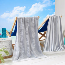 Load image into Gallery viewer, Cotton Velour Beach Towel - Maui Collection