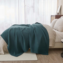 Load image into Gallery viewer, 100% Cotton Waffle Weave Blanket - Mikala Collection
