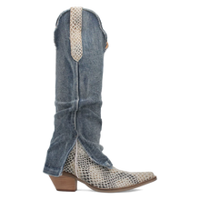 Load image into Gallery viewer, Dingo Shabby - Women's Denim Cowgirl Boots
