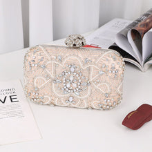 Load image into Gallery viewer, Diamond Embellished Beaded Evening Clutch Bag (MAC302)