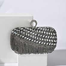 Load image into Gallery viewer, Diamond-Studded Party Clutch Versatile Layered Crystal Evening Bag (MAC283)