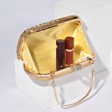 Load image into Gallery viewer, Diamond-Studded Party Clutch Versatile Layered Crystal Evening Bag (MAC283)