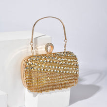 Load image into Gallery viewer, Diamond-Studded Party Clutch Versatile Layered Crystal Evening Bag (MAC283)