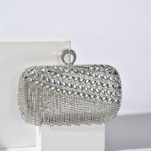 Load image into Gallery viewer, Diamond-Studded Party Clutch Versatile Layered Crystal Evening Bag (MAC283)