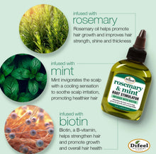 Load image into Gallery viewer, Difeel Rosemary and Mint Root Stimulator with Biotin 2.5 oz.