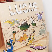 Load image into Gallery viewer, Dinosaurs Name Board