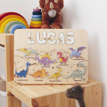 Load image into Gallery viewer, Dinosaurs Name Board